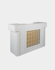 VK Reception 1 w/LED Light 68" (White Color) - New Star Salon Furniture