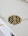 VK Triple Nail Table w/Pipe (White Color) - New Star Salon Furniture