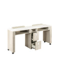 XO Double Nail Table 63" - New Star Salon Furniture