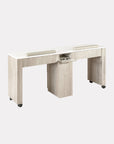 XO Double Nail Table 63" - New Star Salon Furniture