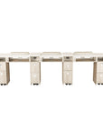 XO Triple Nail Table 109" - New Star Salon Furniture