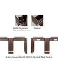 YC Double Nail Table 59 1/4" - New Star Salon Furniture