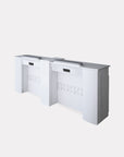IQ Double Nail Table 74 1/2" - New Star Spa & Furniture