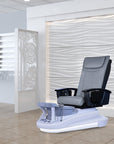 Rest Spa - Pearl White Tub & Gray Sink with Massage Chair 299-V2 - New Star Spa & Furniture Corp.