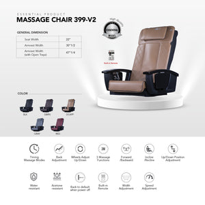 Pedicure Massage Chair 399-V2 - New Star Spa & Furniture Corp.