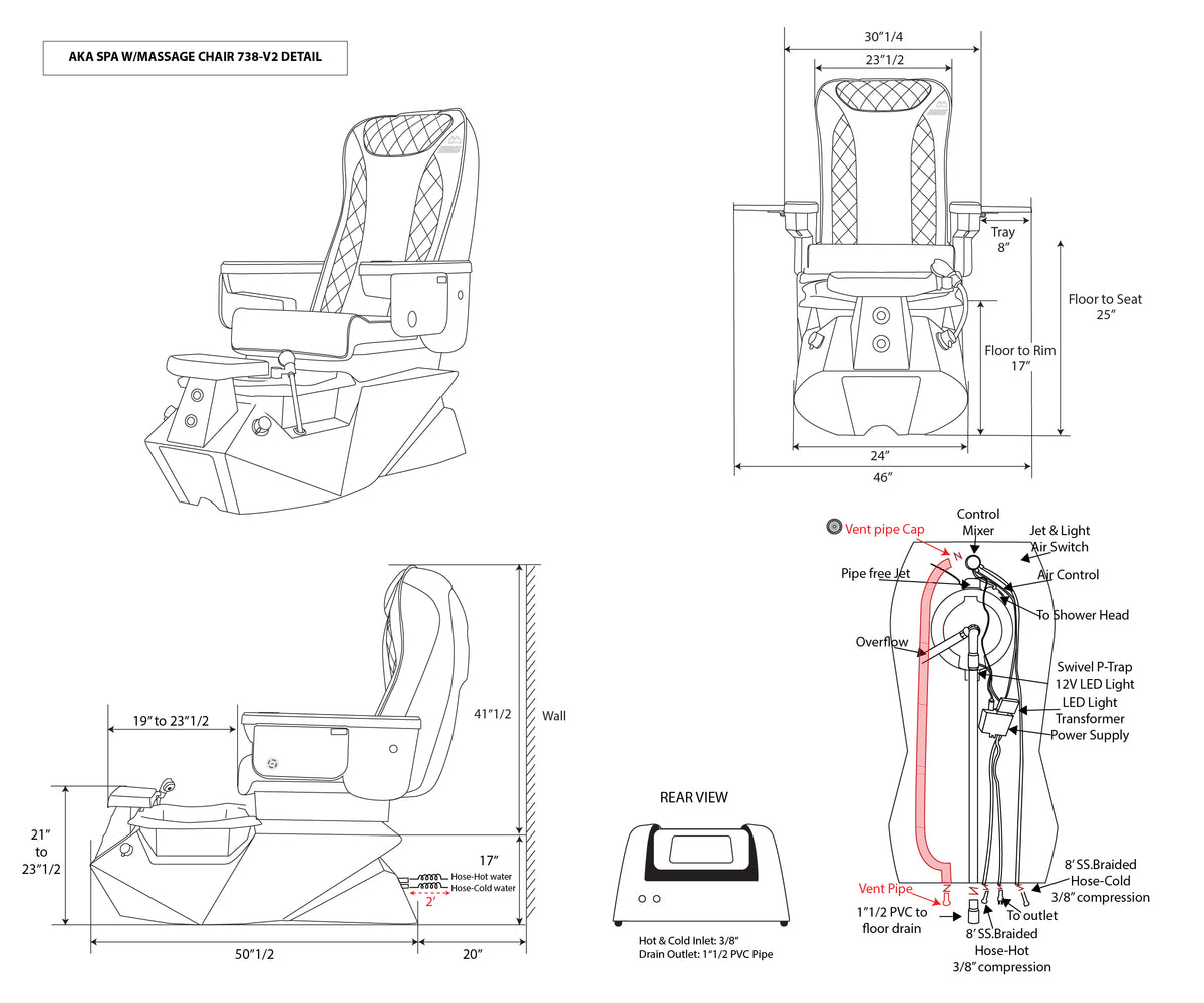 Aka Spa (Carbon Fiber) Gray Tub New Star Spa & Furniture Corp.