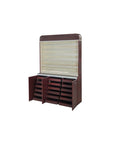 I Polish & Powder Rack With Gel Color & Powder Cabinet (90) - New Star Spa & Furniture
