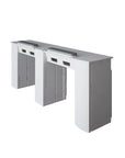 IQ Double Nail Table 74 1/2" - New Star Spa & Furniture