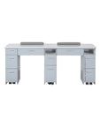V2 Double Nail Table 69 1/4" - New Star Spa & Furniture