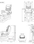 NS128-V2 - Light Cream Tub - New Star Spa & Furniture Corp.