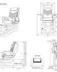 NS128-V2 - Light Cream Tub - New Star Spa & Furniture Corp.