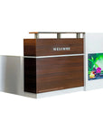 "L" Reception w/Poster - New Star Spa & Furniture