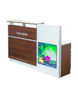 "L" Reception w/Poster - New Star Spa & Furniture