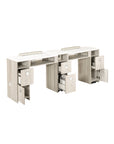 XO Double Nail Table 76" - New Star Spa & Furniture Corp.