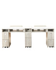 XO Double Nail Table 76" - New Star Spa & Furniture Corp.