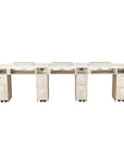 XO Triple Nail Table 109" - New Star Spa & Furniture Corp.