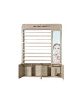 XO Polish Rack with Cabinet & LED - New Star Spa & Furniture Corp.