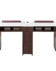 YC Double Nail Table 59 1/4" - New Star Spa & Furniture Corp.