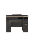 BC Nail Table w/3D Wood (Black Color) - New Star Salon Furniture