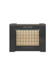 BC Reception 2 w/LED Light w/3D Wood (Black Color) - New Star Salon Furniture