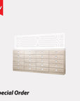 EX Divider w/Powder Cabinet 77" - New Star Salon Furniture