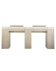 EX Double Nail Table 73" - New Star Salon Furniture