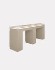 EX Double Nail Table 73" - New Star Salon Furniture