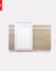 EX Reception 2 w/LED w/3D Wood - New Star Salon Furniture