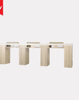 EX Triple Nail Table 104 3/8" - New Star Salon Furniture