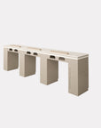 EX Triple Nail Table 104 3/8" - New Star Salon Furniture