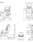 IQ A3 - V2 - Off White/Gray Tub - New Star Salon Furniture
