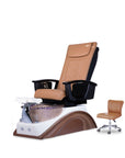 IQ A3 - V2 - Off White/Light Teak Tub - New Star Salon Furniture