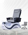 Max Spa - White/Gray Tub - New Star Salon Furniture