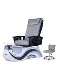 Max Spa - White/Gray Tub - New Star Salon Furniture