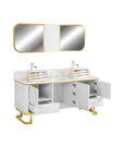 Luna Doule Sink w/Faucets (No Mirror)