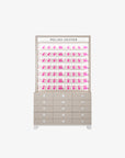 EX Polish Rack w/Cabinet w/Light In The Back 48" - New Star Spa & Furniture Corp.