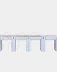 SP Quadruple Nail Table w/Pipe 131"1/2