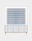 VK 1-Sided 2-in-1 Rack w/Frame Lightbox - 60" - New Star Spa & Furniture Corp.