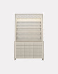 I Polish Rack w/Cabinet (517-V2) - New Star Spa & Furniture Corp.