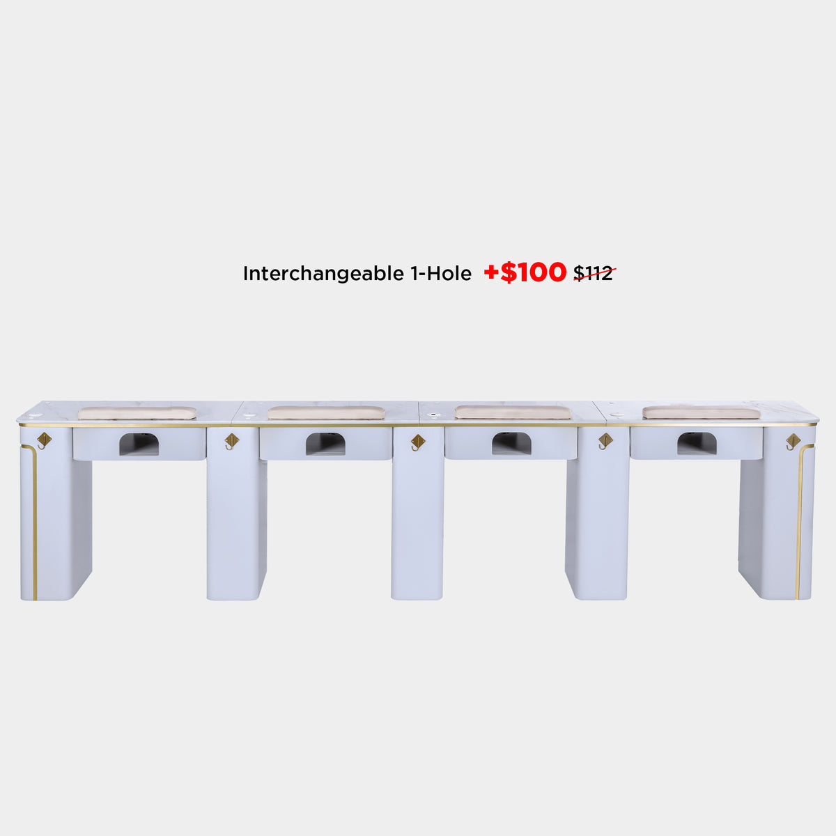 SP Quadruple Nail Table - 131"1/2