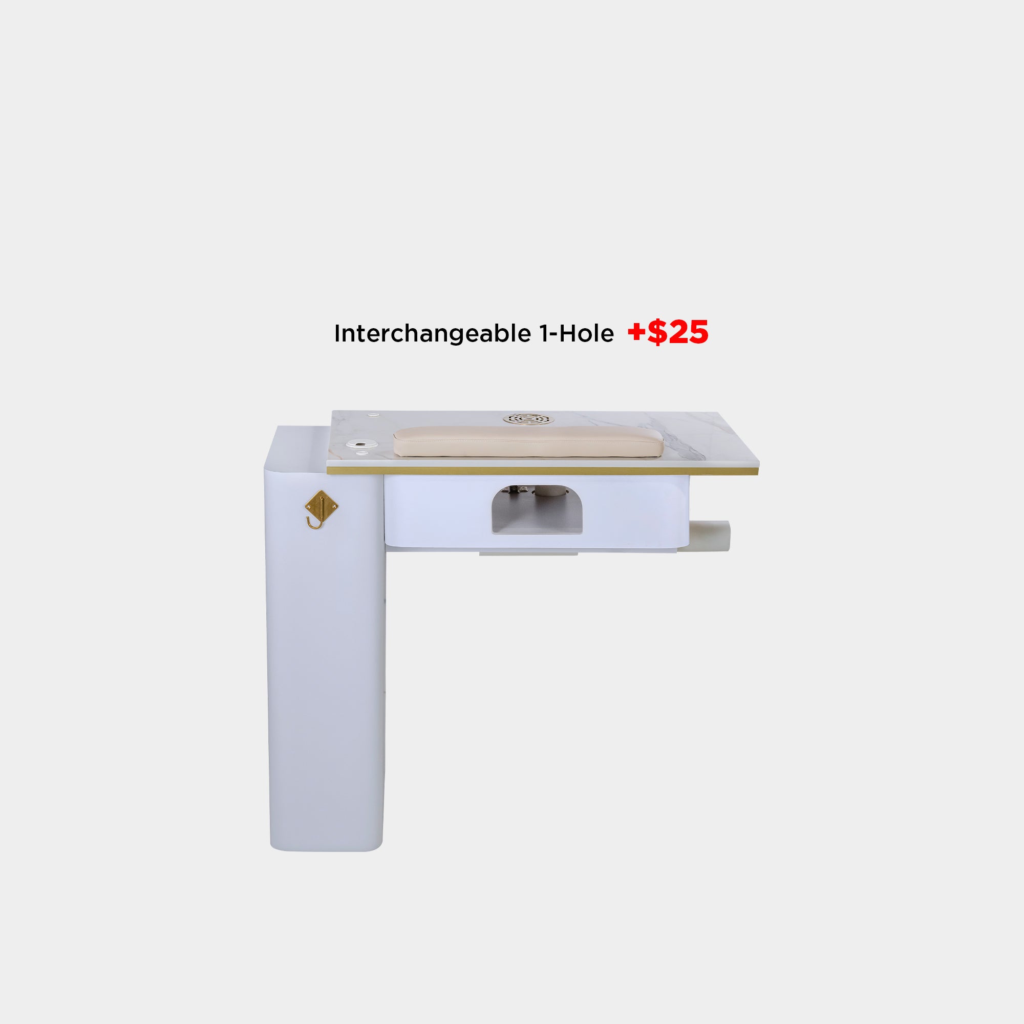 SP Center Nail Table w/Pipe - 39"3/4