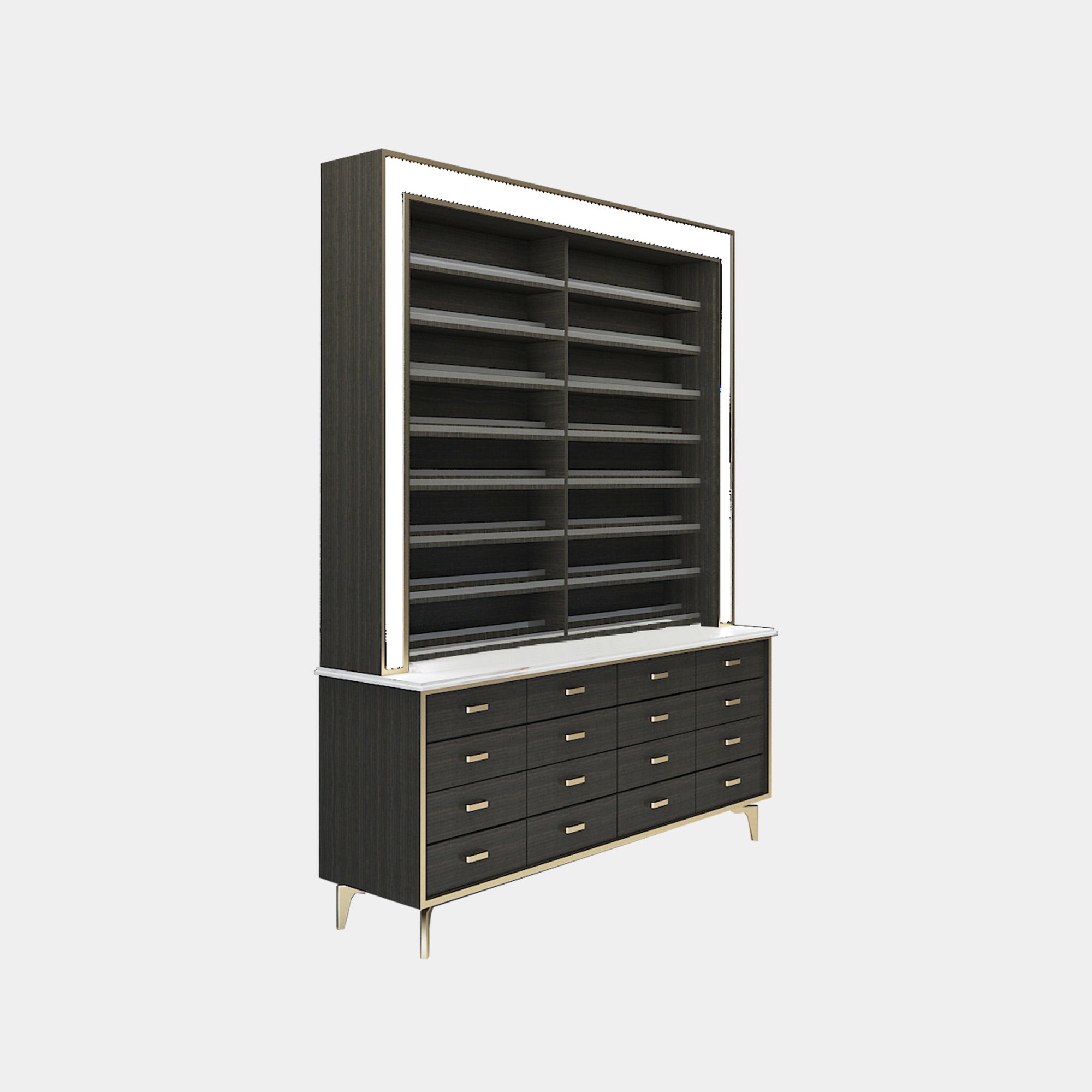 K Cabinet 2 In 1 w/Box Light 1 Side - 68" - New Star Spa &amp; Furniture Corp.