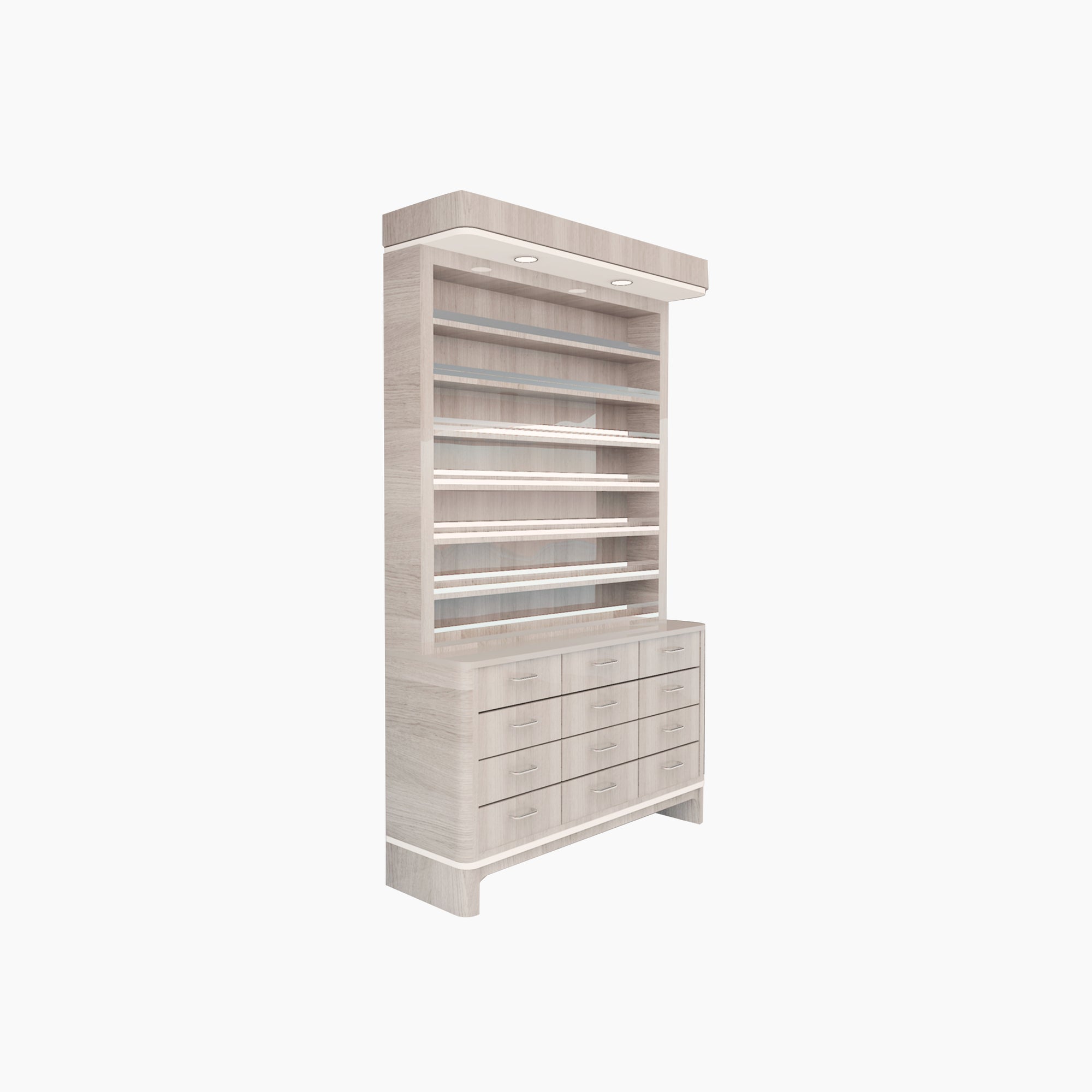 SP 2 In 1 Rack w/2 In 1 Cabinet - 48" - New Star Spa &amp; Furniture Corp.