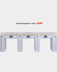 SP Triple Nail Table w/Pipe 101"