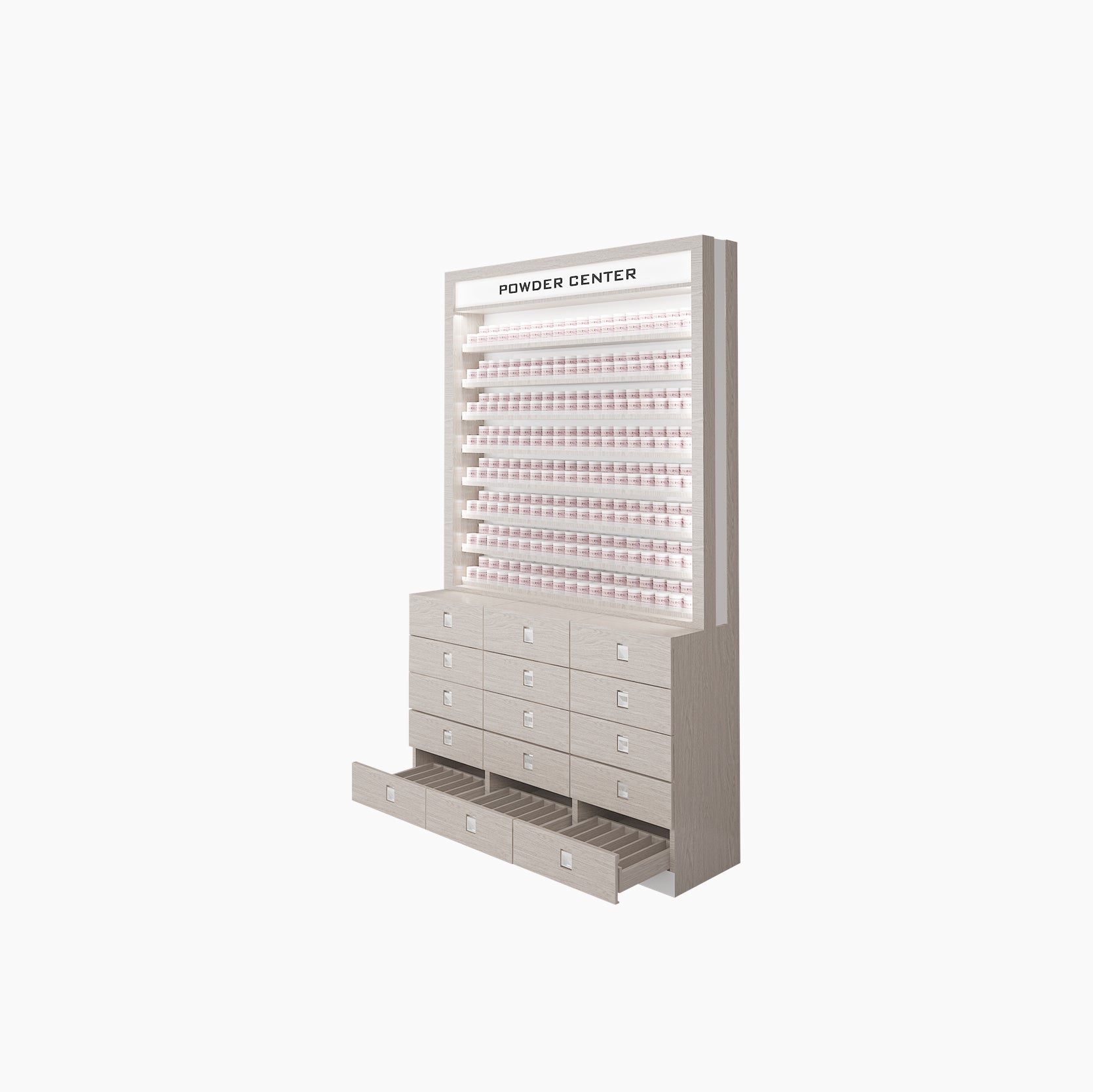 EX Powder w/Cabinet w/LED Light - New Star Spa & Furniture Corp.