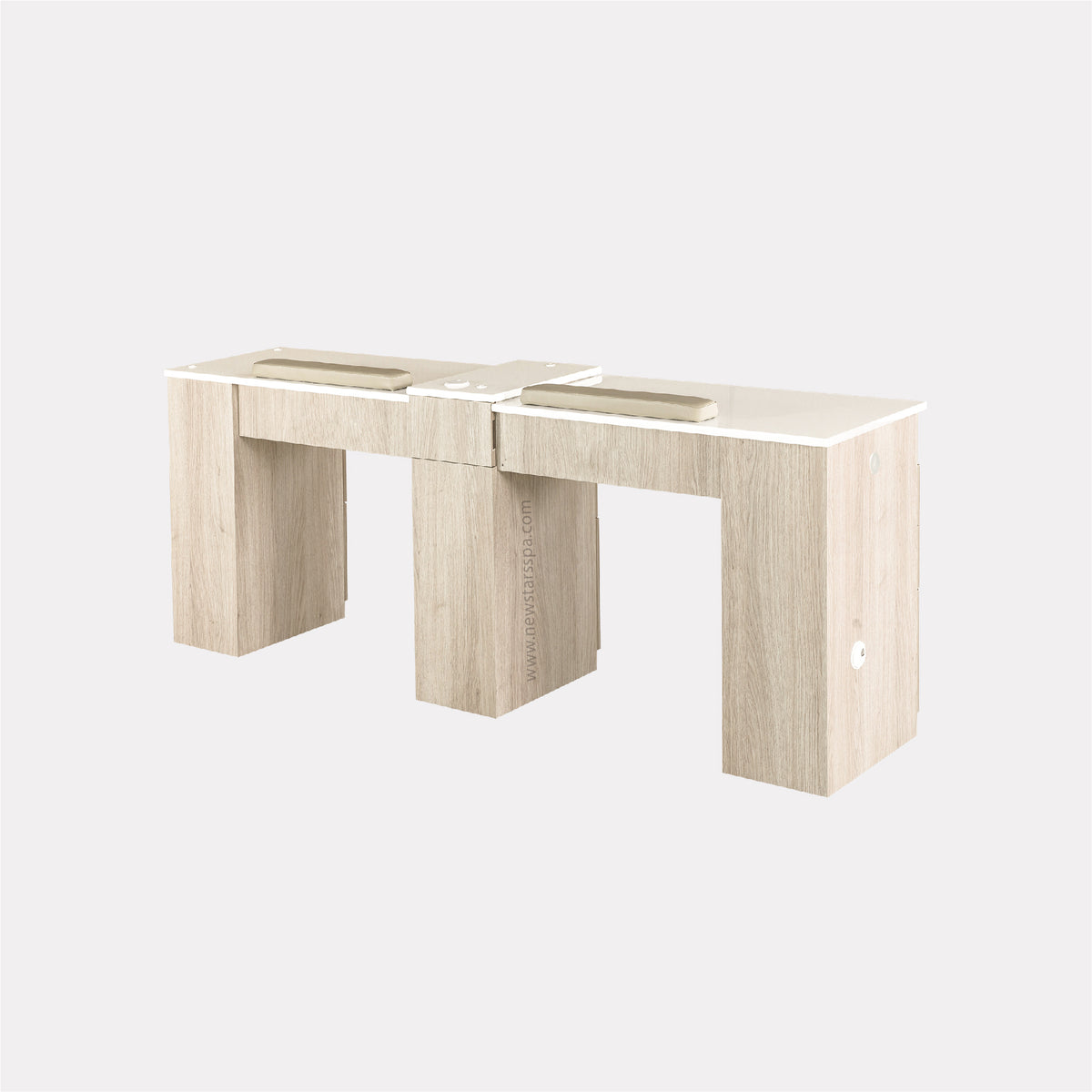 XO Double Nail Table w/Pipe - 76" (Clearance Sale) - New Star Spa & Furniture Corp.