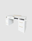 VK Basic Nail Table w/Pipe 39"3/4 - New Star Spa & Furniture Corp.