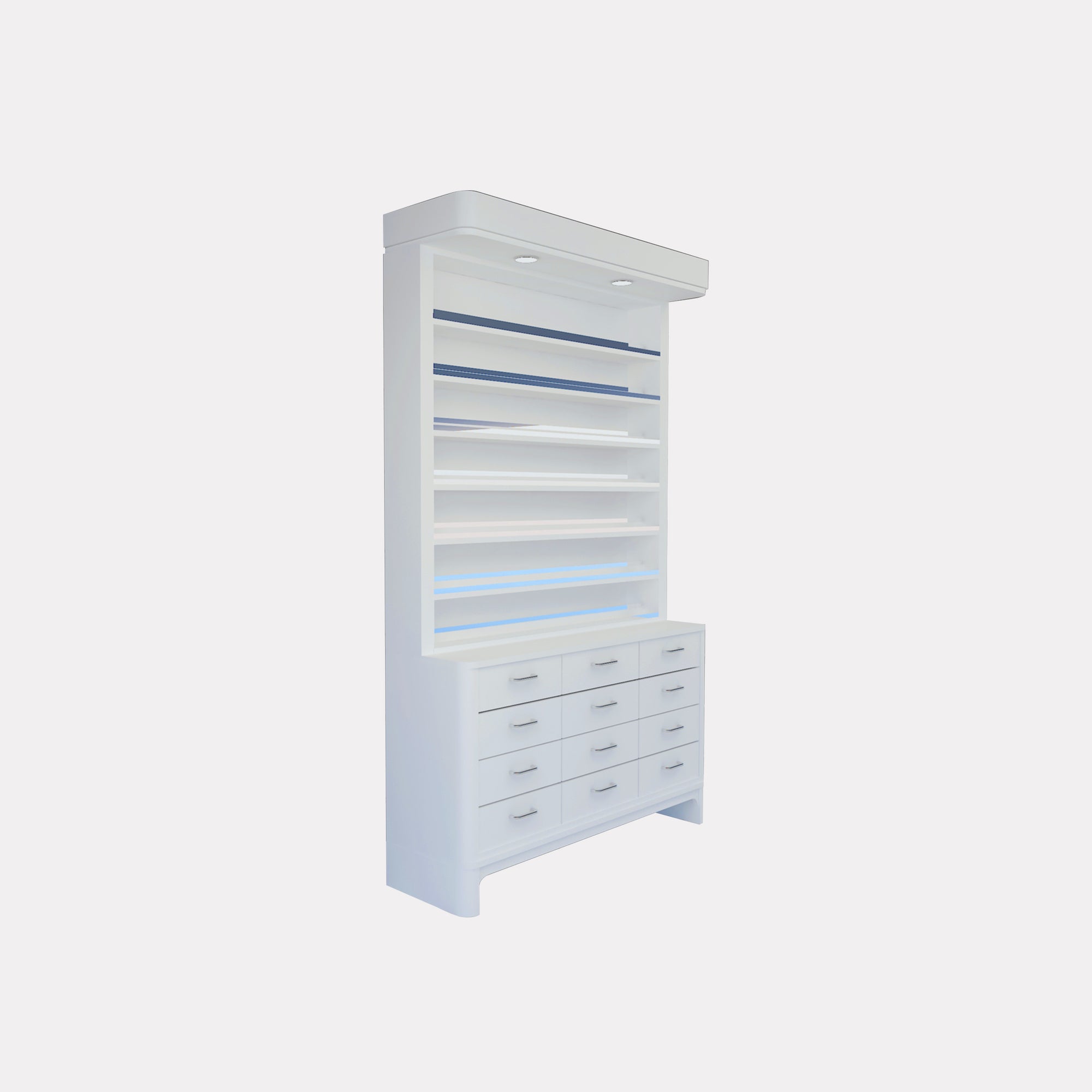 SP 2 In 1 Rack w/2 In 1 Cabinet - 48" - New Star Spa & Furniture Corp.