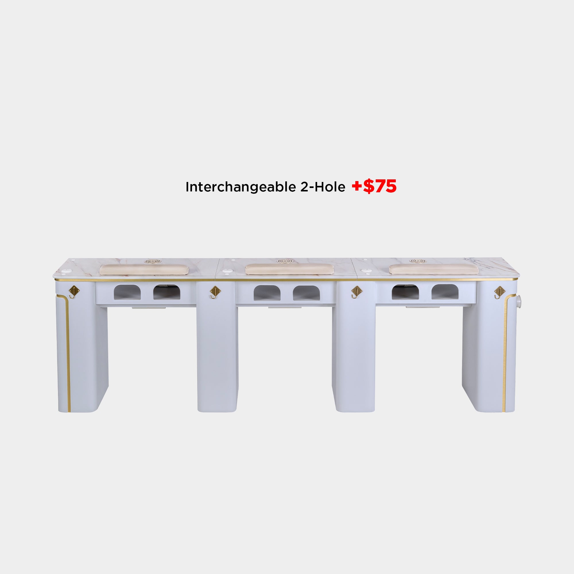 SP Triple Nail Table w/Pipe 101"