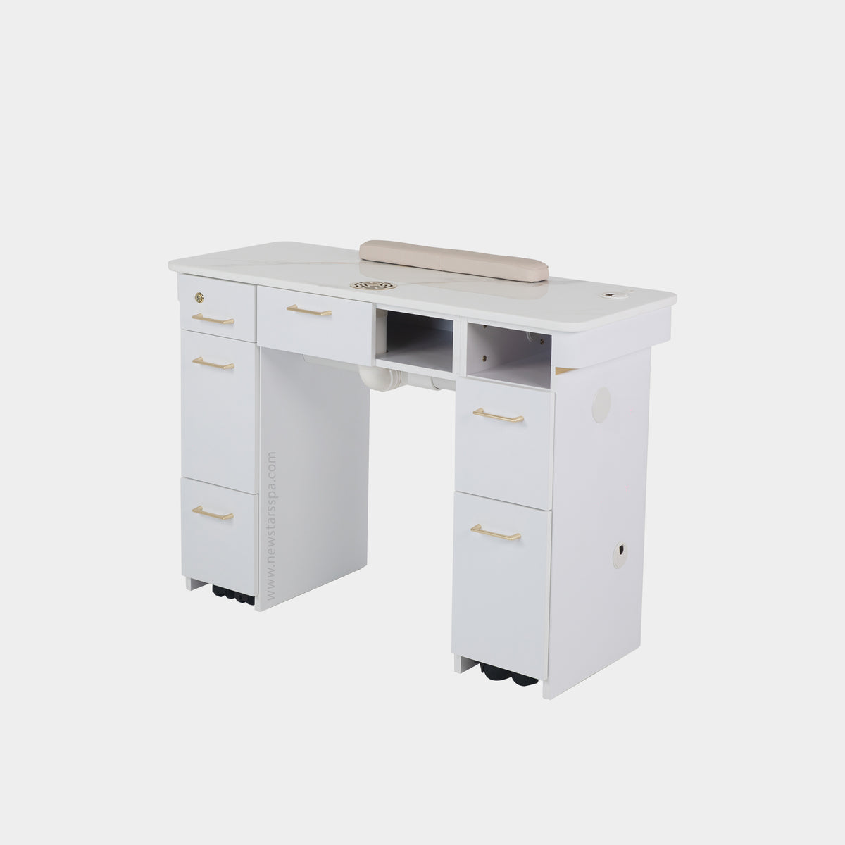 VK Nail Table w/Pipe - 43" - New Star Spa & Furniture Corp.